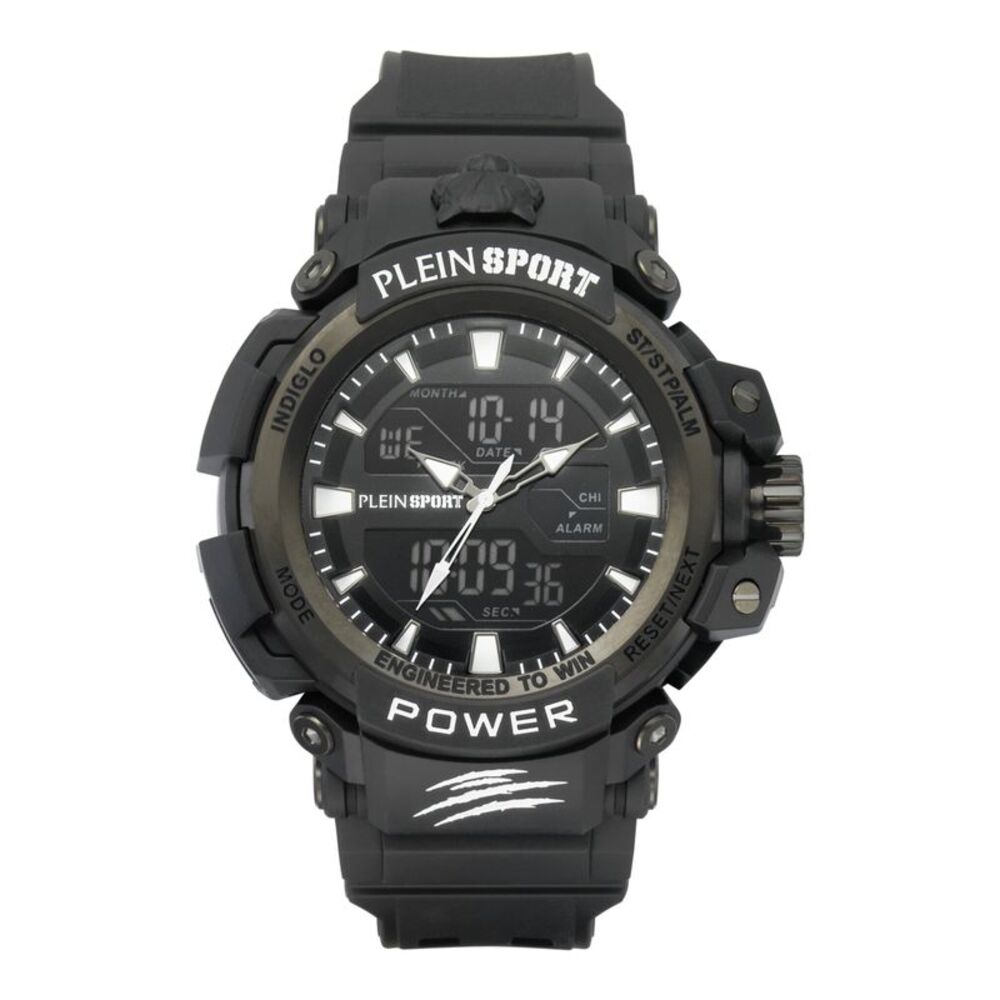 Plein Sport Combat Digital Watch Black Mens